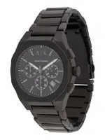 ARMANI EXCHANGE Analógové hodinky  tmelová / čierna / biela