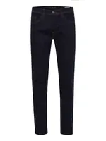 BLEND Džínsy 'Twister'  tmavomodrá / svetlohnedá