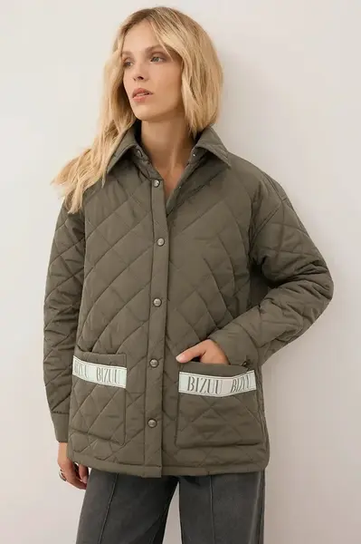 Bunda Bizuu MARIN zelená barva, přechodná, MARIN KHAKI
