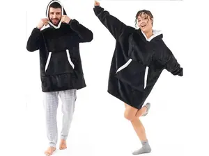 Mikinová deka  4L 10793b Black