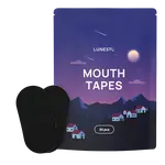 LUNESTO Mouth Tapes - pásky na ústa proti chrapání, černá 30 ks