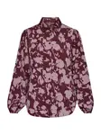 SISTERS POINT Blúzka 'EBBEY-SH76'  fialová / farba lesného ovocia