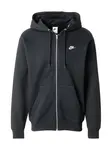 Nike Sportswear Tepláková bunda 'CLUB'  čierna