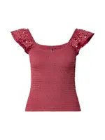 ONLY Top 'ONLGWEN'  vínovo červená