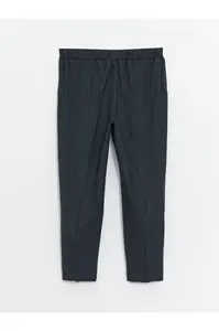 LC Waikiki Dámské kostkované kalhoty s elastickým pasem