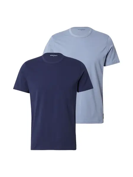 Emporio Armani Tričko  námornícka modrá / dymovo modrá