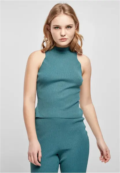 Dámský rolák s krátkým žebrovým úpletem, jaspis