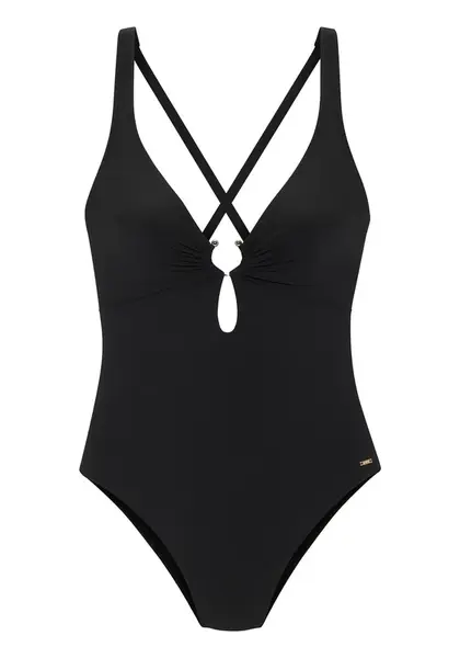 FRENCH CONNECTION Jednodielne plavky  čierna