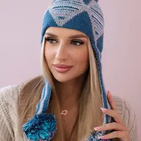 Dámská kšiltovka s dlouhými ušima Eunika K322 jeans