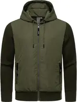 Ragwear Prechodná bunda 'Ronel'  zelená / tmavozelená