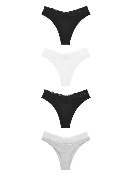 Next Nohavičky  sivá / čierna / biela