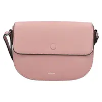 Kožená dámská crosbody kabelka Katana Amálie - růžová