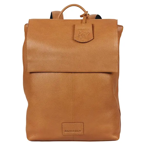 Dámský kožený batoh Burkely Hella - koňak