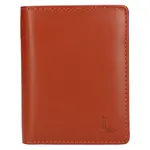 Menšia pánska kožená peňaženka Lagen Peridot - koňak