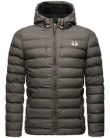 STONE HARBOUR Zimná bunda 'Zaharoo'  antracitová / biela