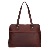 Dámská kožená kabelka na notebook The Chesterfield Brand Alice - hnědá