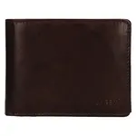 Pánská kožená peněženka Lagen Rick - tmavě hnědá