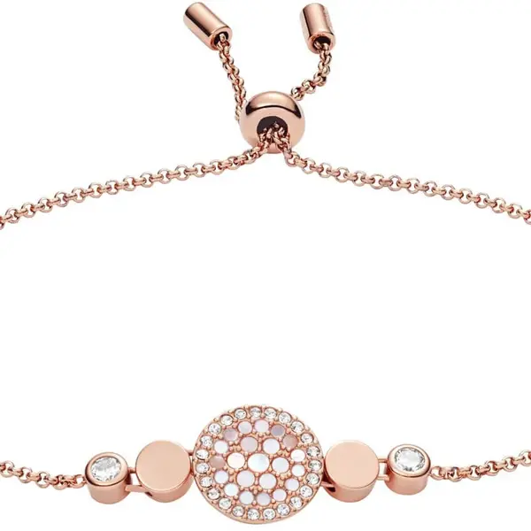 Fossil Něžný náramek v bronzové barvě JF02905791