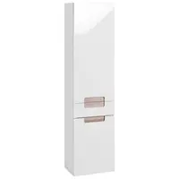 Held VYSOKÁ SKŘÍŇ, bílá, Sonoma dub, bílá, 40/154/27 cm