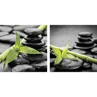 Euroart OBRAZ NA SKLE, zen, 20/40 cm