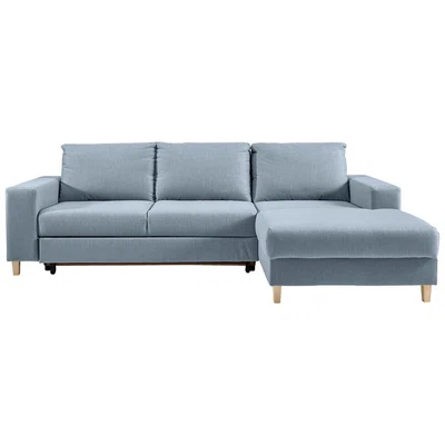 Ti'me ROHOVÁ SEDAČKA, textil, světle modrá