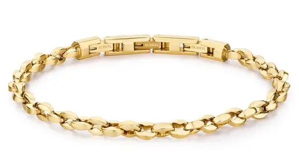 Brosway Fashion pozlacený náramek pro muže Riptide BTD030