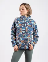 Patagonia W's LW Synch Snap-T P/O Swallowtail Geo: Still Blue S