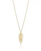 Viceroy Pozlacený ocelový náhrdelník Kiss 14034C01012