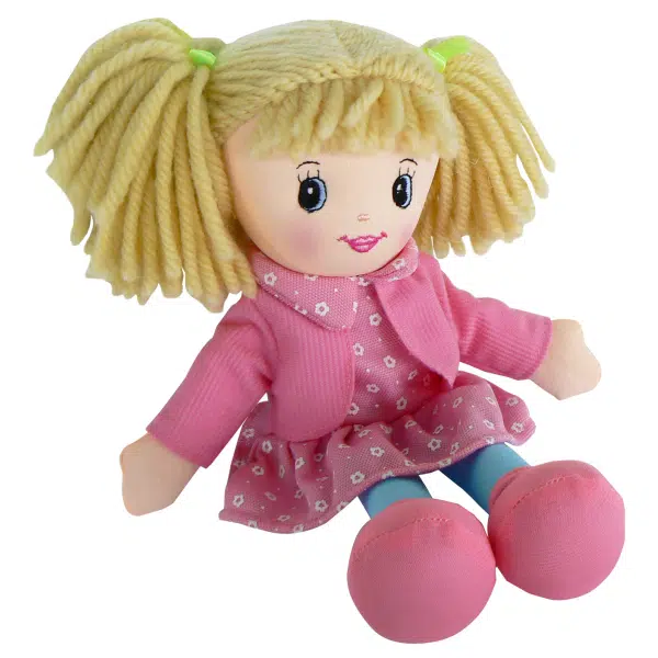 Panenka látková 30cm - růžová - více druhů