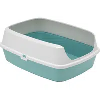 TOMMI Maryloo WC pro kočky s vysokým okrajem sv.modrá 50 cm