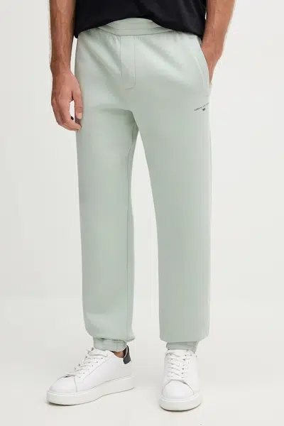 Tepláky Armani Exchange pánské, zelená barva, s potiskem, XM000978 AF10818