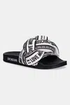 Pantofle Love Moschino dámské, černá barva, JA28312G0MIW310A