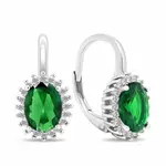 Brilio Silver Luxusní stříbrné náušnice se zirkony EA422WG