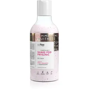 so!flow Smoothing Shower Shake sprchový gel pro všechny typy pokožky Pithaja & Pomegranate 400 ml