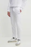 Tepláky Michael Kors bílá barva, s aplikací, CT4524J5MF