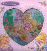 Princezny (6 skládaček po 12 dílcích)