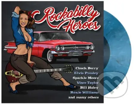 Rockabilly Heroes  Ltd. (cool blue coloured) LP - Various