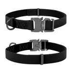 Vode odolný obojok WAU DOG čierny, Obvod krku: 24- 40cm, šírka: 20mm
