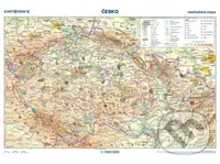 Česko - vlastivědná mapa, 1 : 1 100 000 (obrysová mapa)