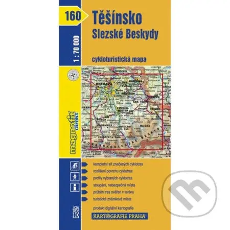 1: 70T(160)-Těšínsko, Slezské Beskydy (cyklomapa)