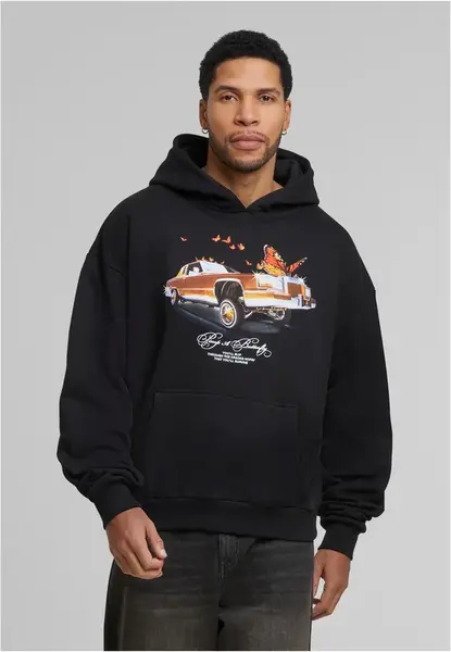Pimp and Butterfly Heavy Oversize Hoody Black