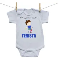 Boodyy Body s krátkym rukávom Keď vyrastiem budem tenista 50 (0 mesiacov)