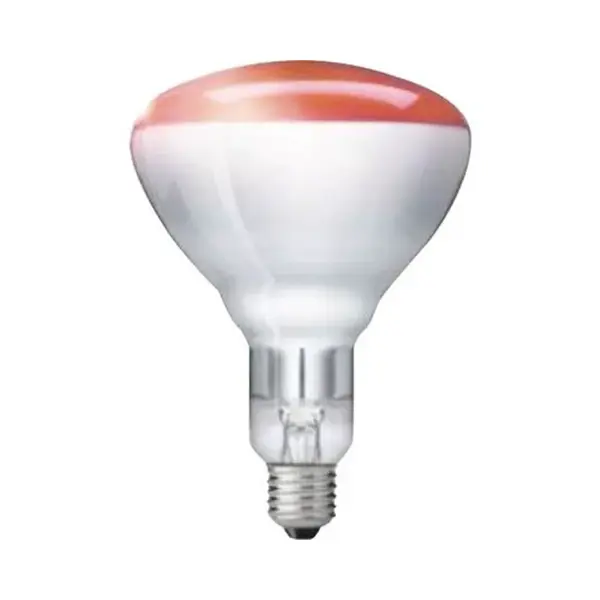 Žiarovka výhrevná E27 250W červená