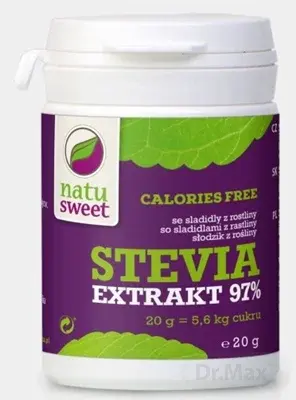 NATUSWEET STEVIA ČISTÝ EXTRAKT 97%