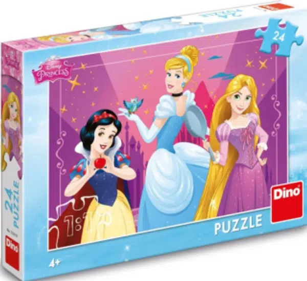 Odvážné princezny - Puzzle 24 dílků