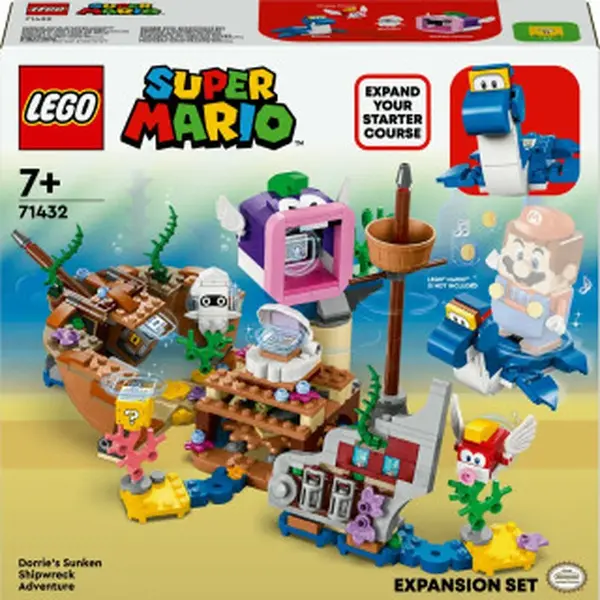 Dorrie a dobrodružství ve vraku lodi – rozšiřující set - Super Mario (71432)