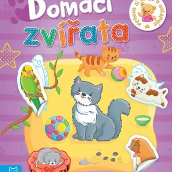 Domácí zvířata - Mrňous si hraje a nalepuje