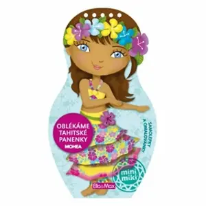 Oblékáme tahitské panenky Mohea - omalovánky - Julie Camel