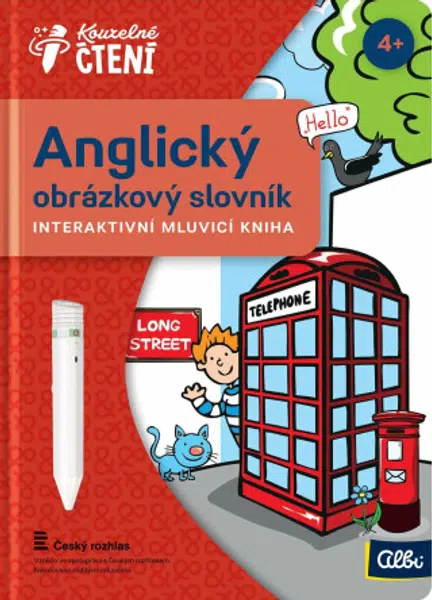 Kniha Anglický obrázkový slovník - Kouzelné čtení Albi