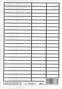 Podložka A5 linkovaná papír